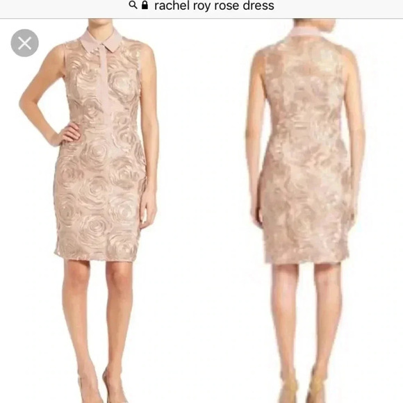 Rachel Roy rosette dress. BNWT SZ 4 - Picture 3 of 6